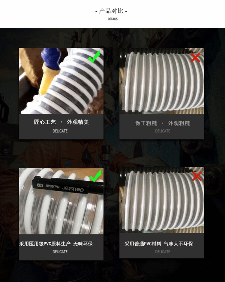 PVC塑（sù）筋增強軟管