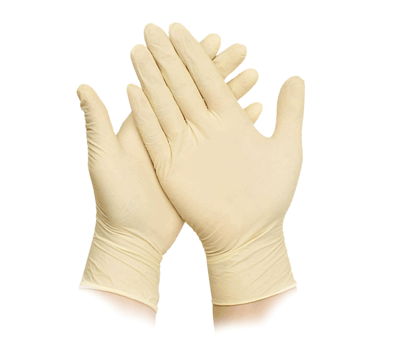 一次性醫用乳膠檢查手套（無粉）