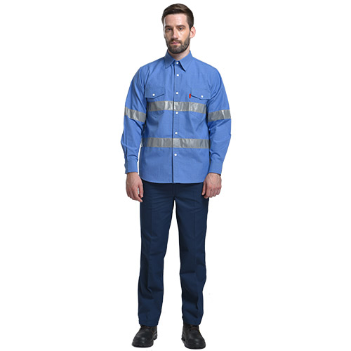 6cal防電弧天藍色（sè）襯衫